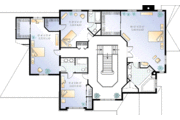 European Style House Plan - 4 Beds 3.5 Baths 4200 Sq/Ft Plan #23-344 
