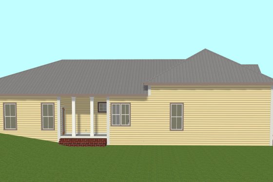 Exterior - Other Elevation for Traditional House Plan #44-251 - 3 bed, 2 bath