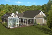 Craftsman Style House Plan - 3 Beds 3 Baths 2496 Sq/Ft Plan #56-701 