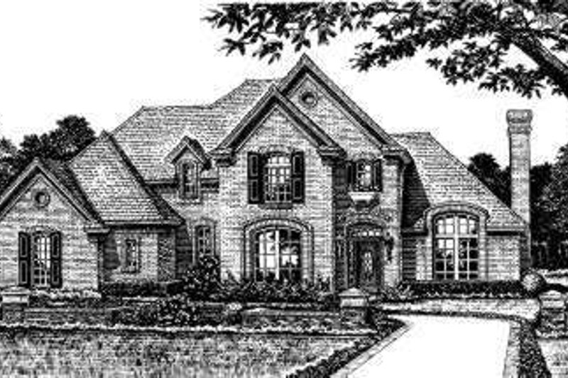 Colonial Style House Plan - 3 Beds 2.5 Baths 2132 Sq/Ft Plan #310-804