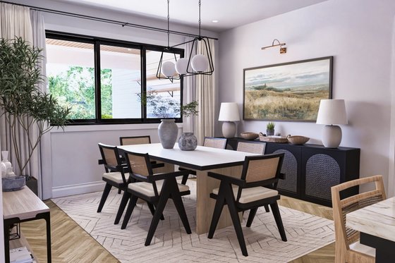 Interior - Dining Room for Contemporary House Plan #119-474 - 3 bed, 3 bath