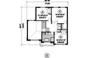 Contemporary Style House Plan - 4 Beds 2 Baths 2741 Sq/Ft Plan #25-4379 