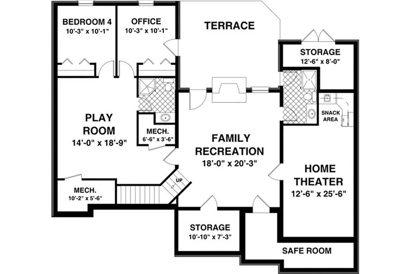 Craftsman Style House Plan 4 Beds 4 Baths 1700 Sq/Ft Plan 56628