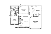 Traditional Style House Plan - 3 Beds 2.5 Baths 2095 Sq/Ft Plan #81-13891 