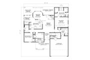 Traditional Style House Plan - 3 Beds 2 Baths 1622 Sq/Ft Plan #17-2379 