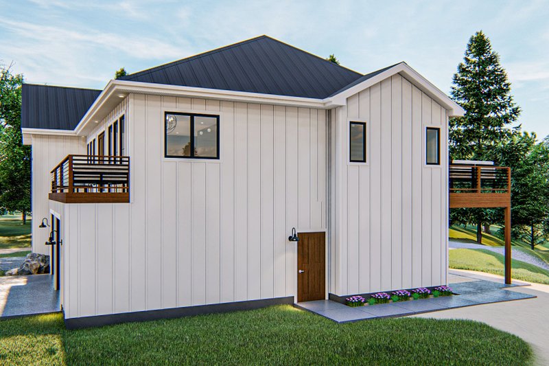 House Design - Exterior - Other Elevation 1 for Barndominium House Plan #455-266 - 2 bed, 1.5 bath