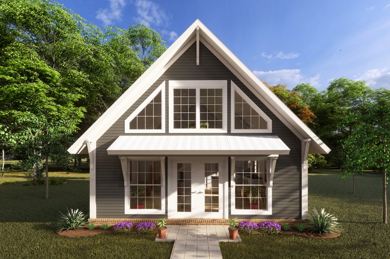 Home Plan - Cabin Exterior - Front Elevation Plan #513-2207