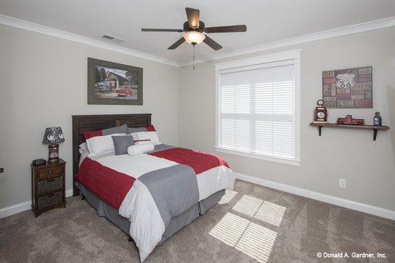 Interior - Bedroom for Craftsman House Plan #929-949 - 4 bed, 3 bath