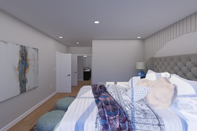 House Design - Interior - Master Bedroom 1 for European House Plan #1060-293 - 5 bed, 3.5 bath