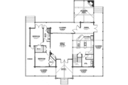 Log Style House Plan - 3 Beds 2 Baths 2323 Sq/Ft Plan #115-157 