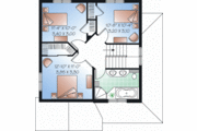 Country Style House Plan - 3 Beds 1.5 Baths 1440 Sq/Ft Plan #23-2183 