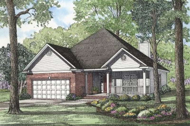 House Plan Design - Country Exterior - Front Elevation Plan #17-181