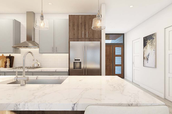 Interior - Kitchen for Contemporary House Plan #48-1056 - 3 bed, 2 bath