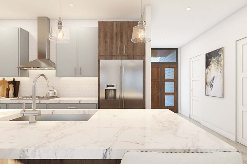 Dream House Plan - Interior - Kitchen for Contemporary House Plan #48-1056 - 3 bed, 2 bath