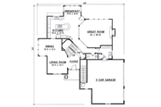 Traditional Style House Plan - 4 Beds 3.5 Baths 3319 Sq/Ft Plan #67-586 