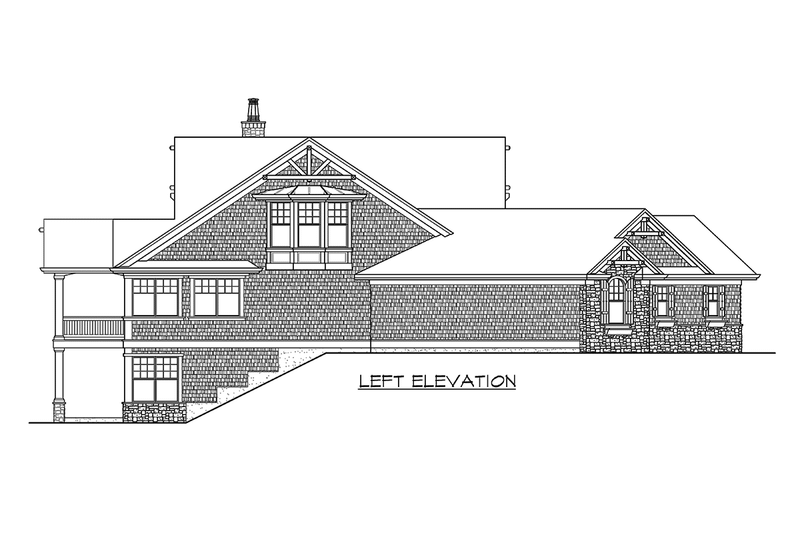 Dream House Plan - Exterior - Other Elevation for Craftsman House Plan #132-229 - 5 bed, 5 bath