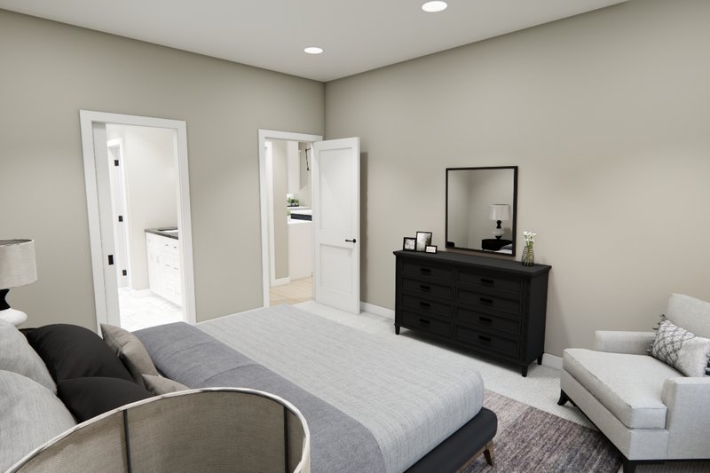 Home Plan - Interior - Master Bedroom 1 for Farmhouse House Plan #51-1407 - 3 bed, 2.5 bath