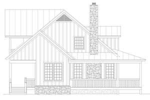 Exterior - Other Elevation 1 for Country House Plan #932-43 - 3 bed, 3.5 bath