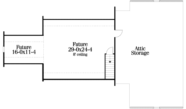 Architectural House Design - Cottage Floor Plan - Other Floor Plan #406-124