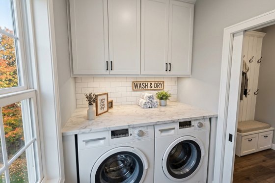 Interior - Laundry 1 for Farmhouse House Plan #51-1532 - 3 bed, 2.5 bath