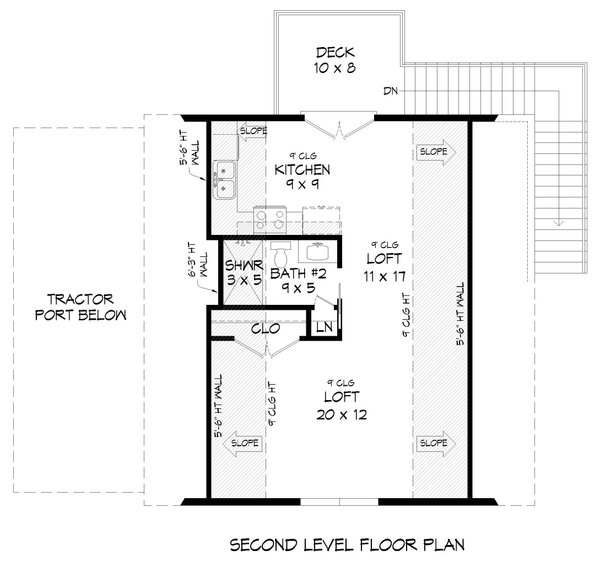 Country Floor Plan - Upper Floor Plan #932-870