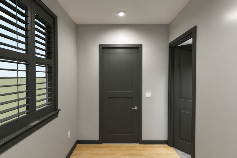 Architectural House Design - Interior - Entry for Mediterranean House Plan #1060-494 - 1 bed, 2 bath