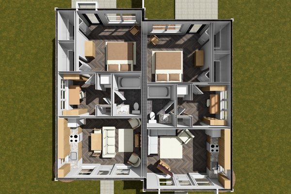 Dream House Plan - Cottage Floor Plan - Main Floor Plan #513-2298