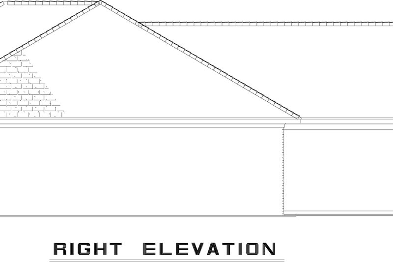 Dream House Plan - Exterior - Other Elevation 1 House Plan #17-2141 - 3 bed, 2 bath