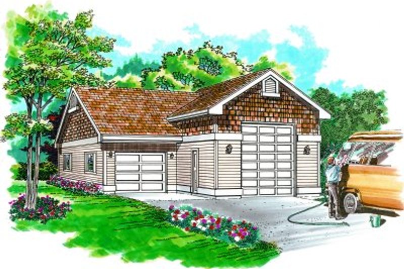 Traditional Style House Plan - 0 Beds 0 Baths 984 Sq/Ft Plan #47-503