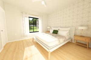 Interior - Bedroom for Farmhouse House Plan #126-271 - 3 bed, 2 bath