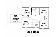 House Plan - 4 Beds 2.5 Baths 2214 Sq/Ft Plan #329-338 