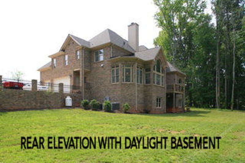Home Plan - Exterior - Other Elevation 3 for European House Plan #119-360 - 4 bed, 3.5 bath