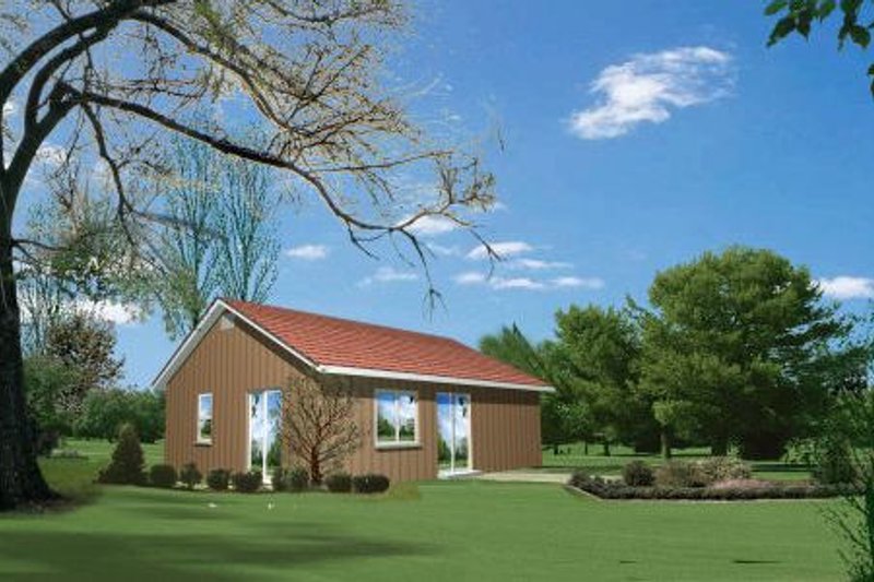 Dream House Plan - Cottage Exterior - Front Elevation Plan #1-118