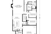 Craftsman Style House Plan - 3 Beds 2 Baths 1665 Sq/Ft Plan #53-631 Floor 