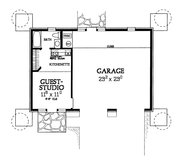 Traditional Floor Plan - Main Floor Plan #72-251