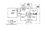 Colonial Style House Plan - 4 Beds 2.5 Baths 3025 Sq/Ft Plan #312-584 