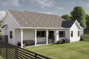 Farmhouse Style House Plan - 3 Beds 2 Baths 1751 Sq/Ft Plan #455-563 