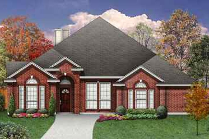 Home Plan - Traditional Exterior - Front Elevation Plan #84-138