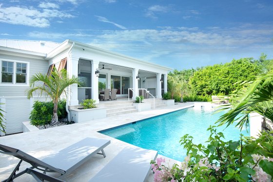 Exterior - Rear Elevation 1 for Cottage House Plan #938-107 - 4 bed, 4 bath