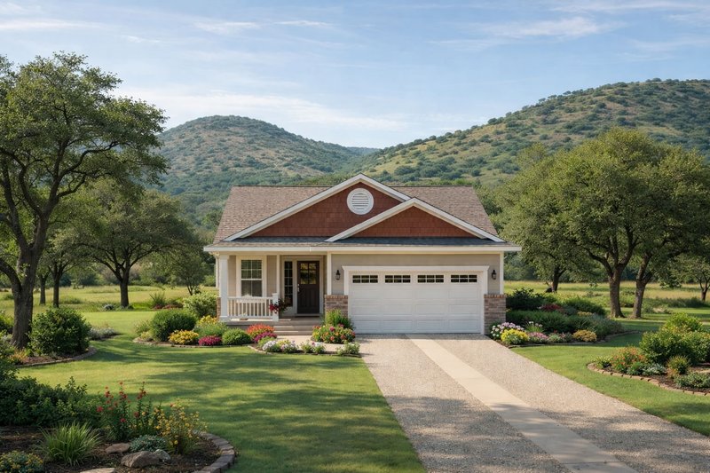 Home Plan - Traditional Exterior - Front Elevation Plan #20-1655