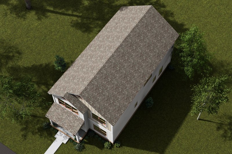 House Blueprint - Exterior - Other Elevation 3 for Cottage House Plan #513-2327 - 4 bed, 3.5 bath