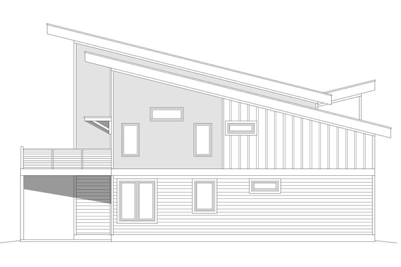 Architectural House Design - Exterior - Other Elevation for Modern House Plan #932-612 - 3 bed, 3.5 bath