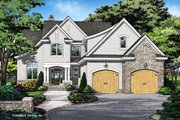 Country Style House Plan - 4 Beds 4.5 Baths 3418 Sq/Ft Plan #929-1060 