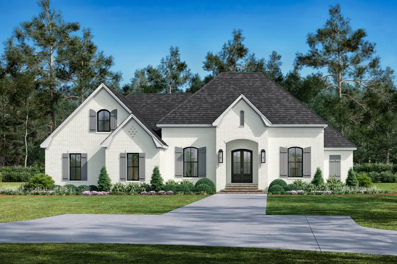 House Plan Design - European Exterior - Front Elevation Plan #430-94