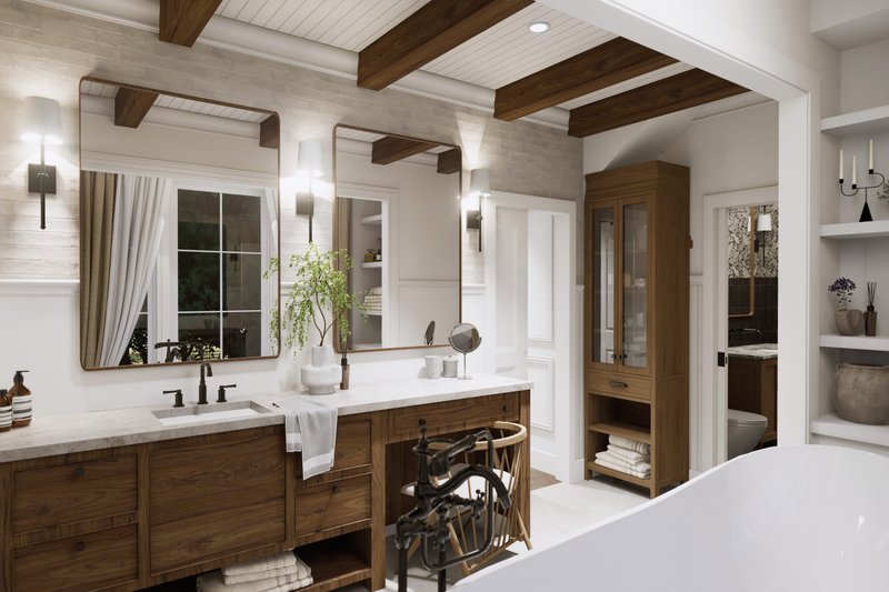 Architectural House Design - Interior - Master Bathroom 1 for Classical House Plan #23-2839 - 3 bed, 2.5 bath
