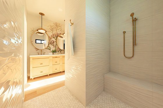 Interior - Master Bathroom 1 for Farmhouse House Plan #126-299 - 1 bed, 1 bath