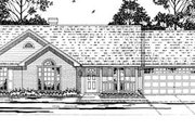 Traditional Style House Plan - 3 Beds 2 Baths 1110 Sq/Ft Plan #42-182 