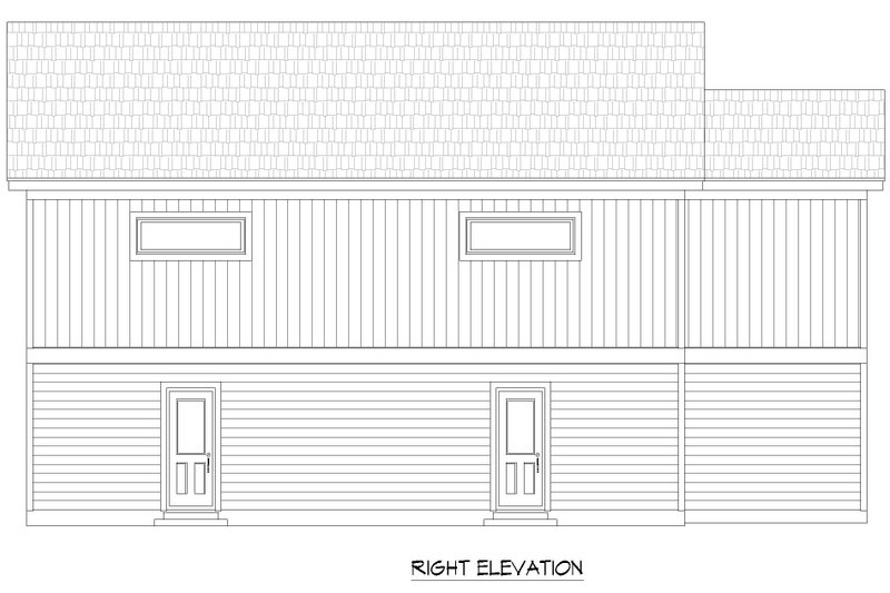 House Plan Design - Exterior - Other Elevation 1 for Traditional House Plan #932-732, 0 bath