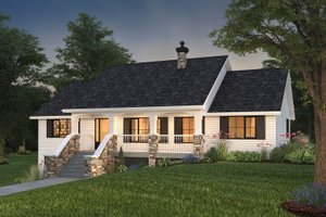 Front elevation basement version