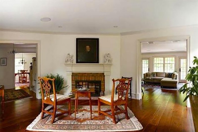 Dream House Plan - Interior - Family Room for Colonial House Plan #137-207 - 3 bed, 2 bath